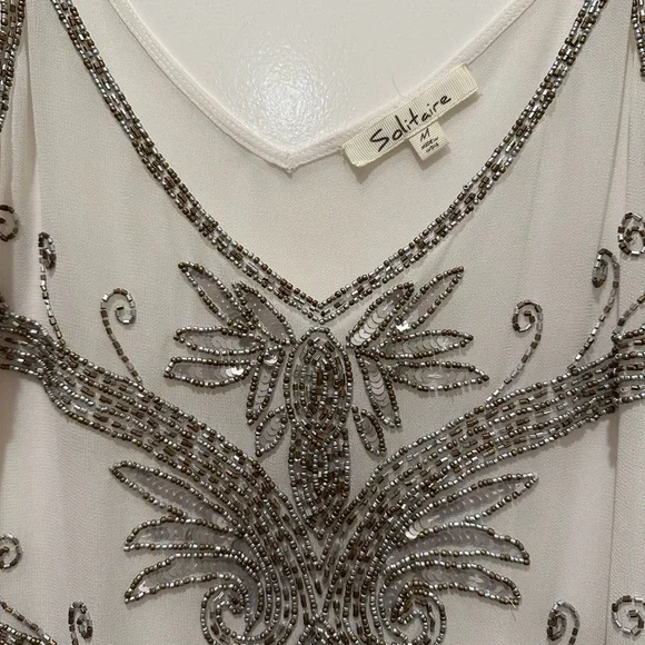 12TH TRIBE About Us Beaded Top - Picture 2 of 4